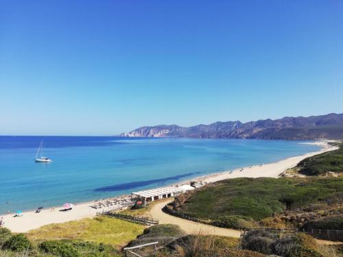 Spiaggia Porto Paglia , Plagemesu, Funtanamare - Villaggio Tanca Piras, Nebida (CI), Sargena, Italy